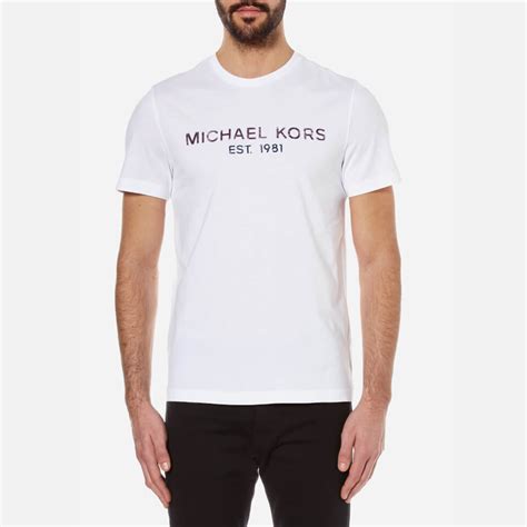 michael kors white t shirt mens|Michael Kors men's shirts nordstrom.